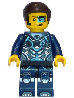 LEGO Minifigure-Agent Curtis Bolt-Ultra Agents-UAGT033-Creative Brick Builders